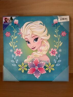 NIB• Disney Frozen Elsa Canvas Wall Art | Artissimo | 12”x12”